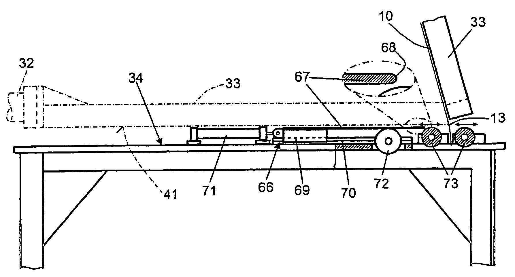 Method and device for the automated application of paint film to bodywork parts