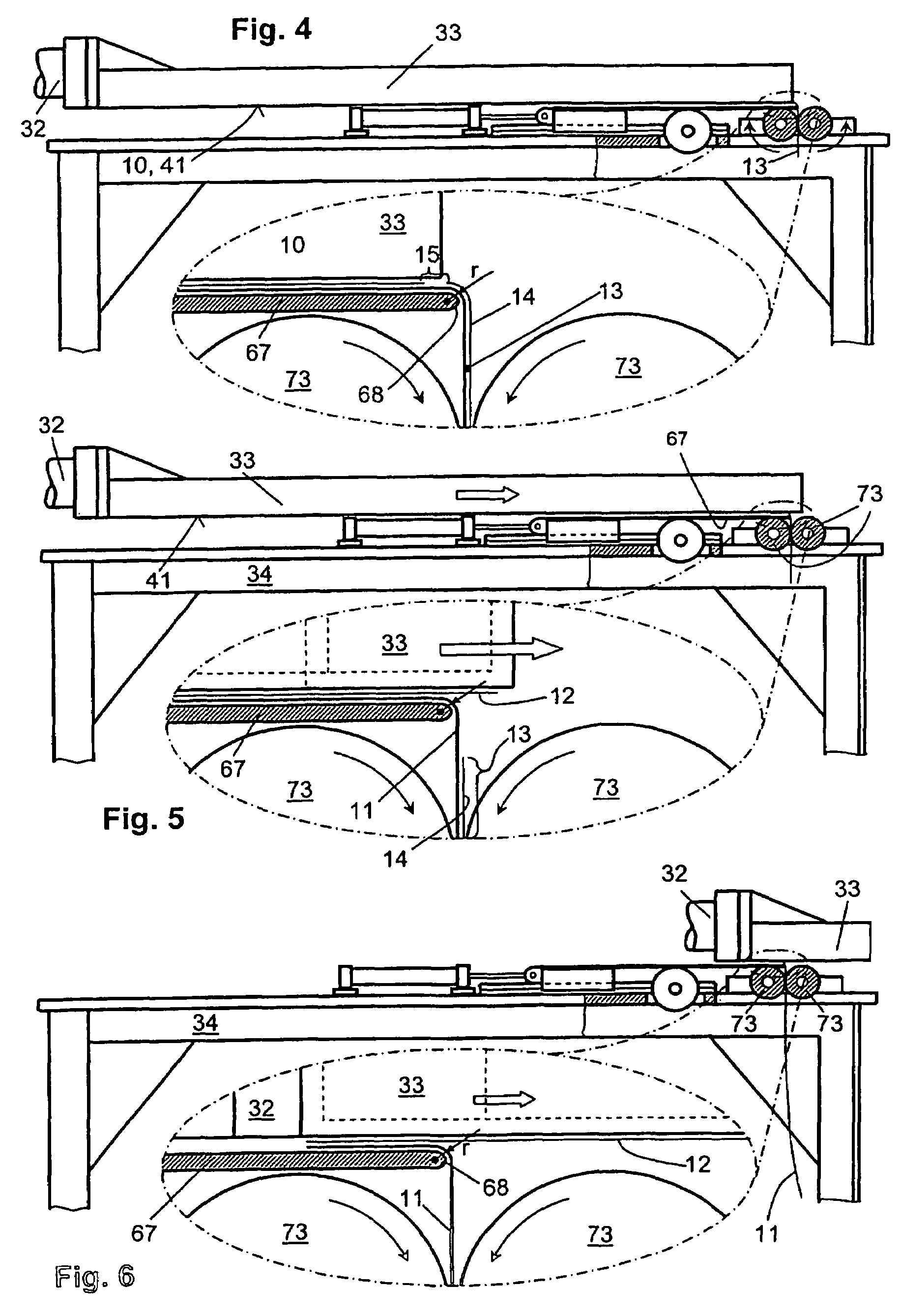 Method and device for the automated application of paint film to bodywork parts