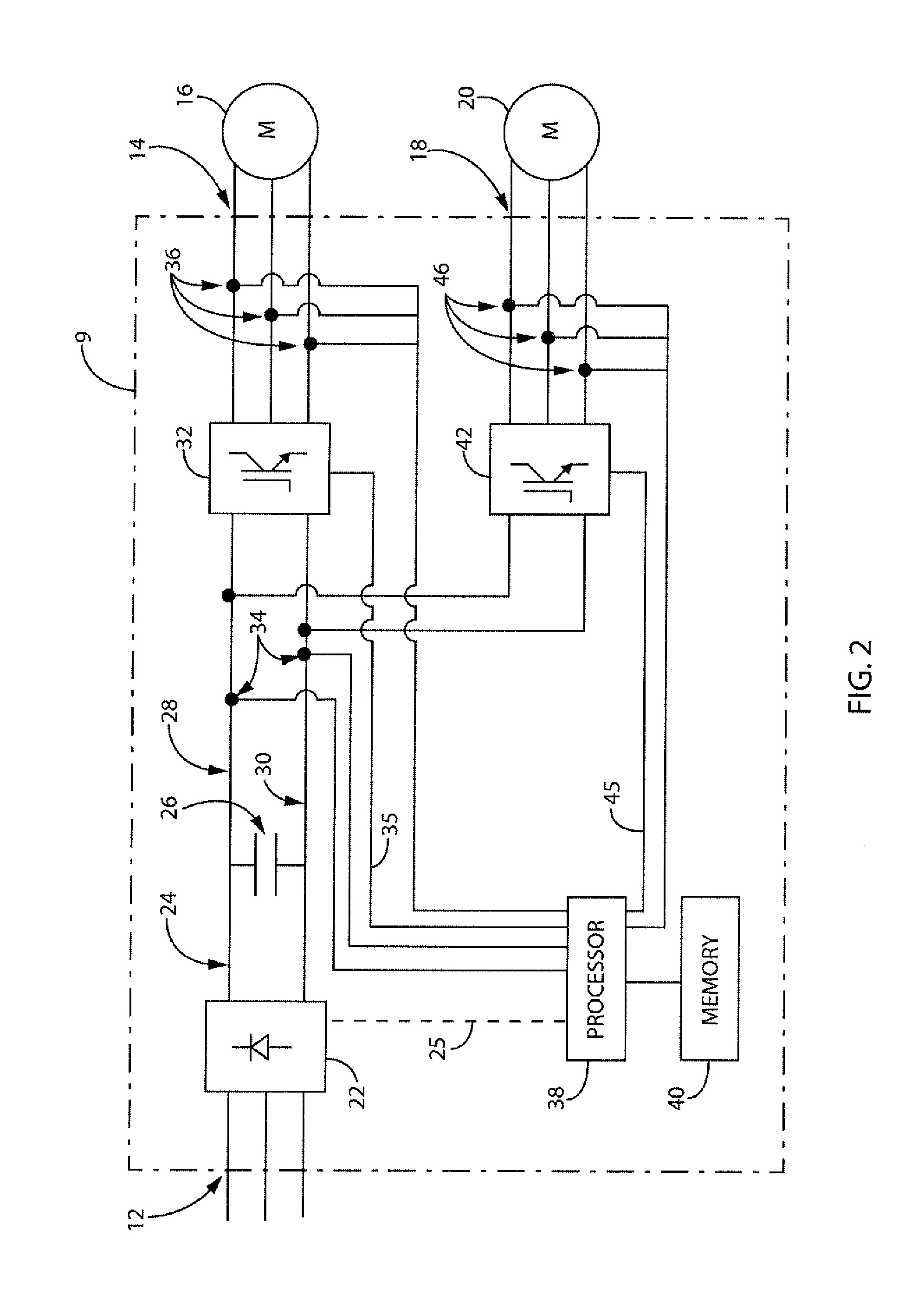 System and Method for Reducing Reactive Current on a Common DC Bus with Multiple Inverters