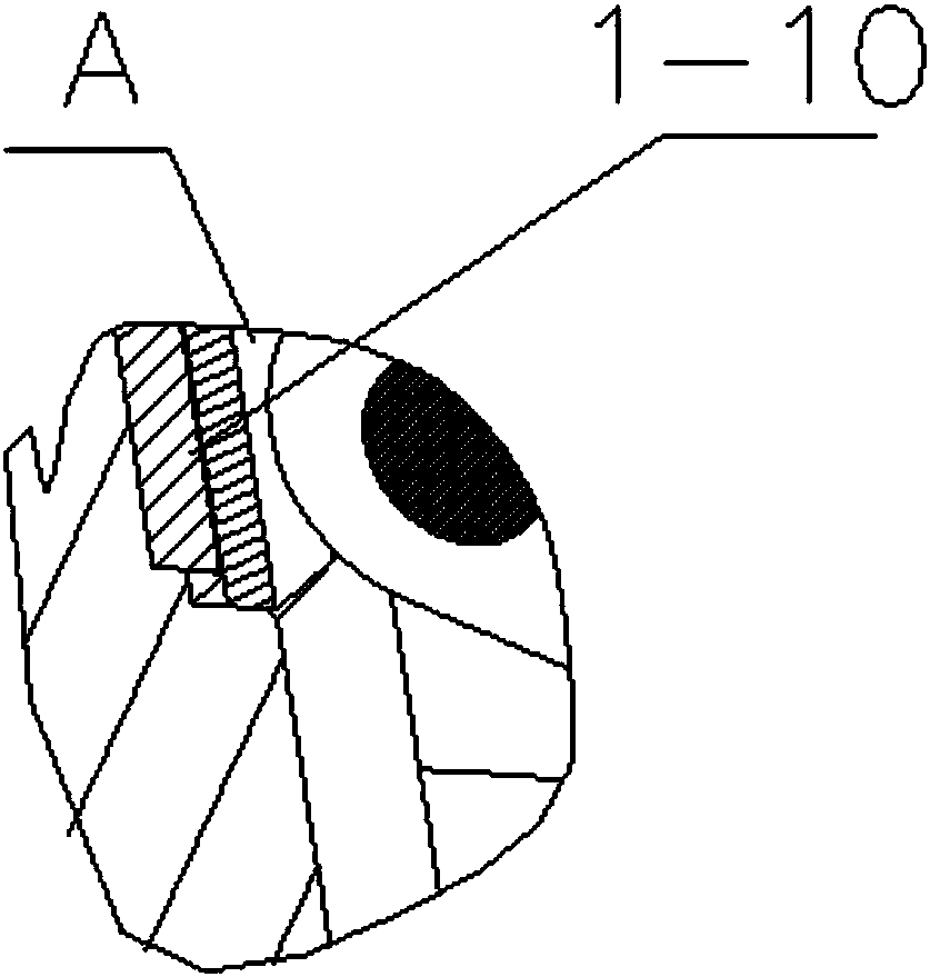 Tailor welding forming positioning device used for large-sized thin-wall cylinder type shell section