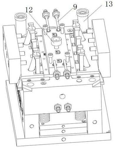 Plastic part injection molding production forming method