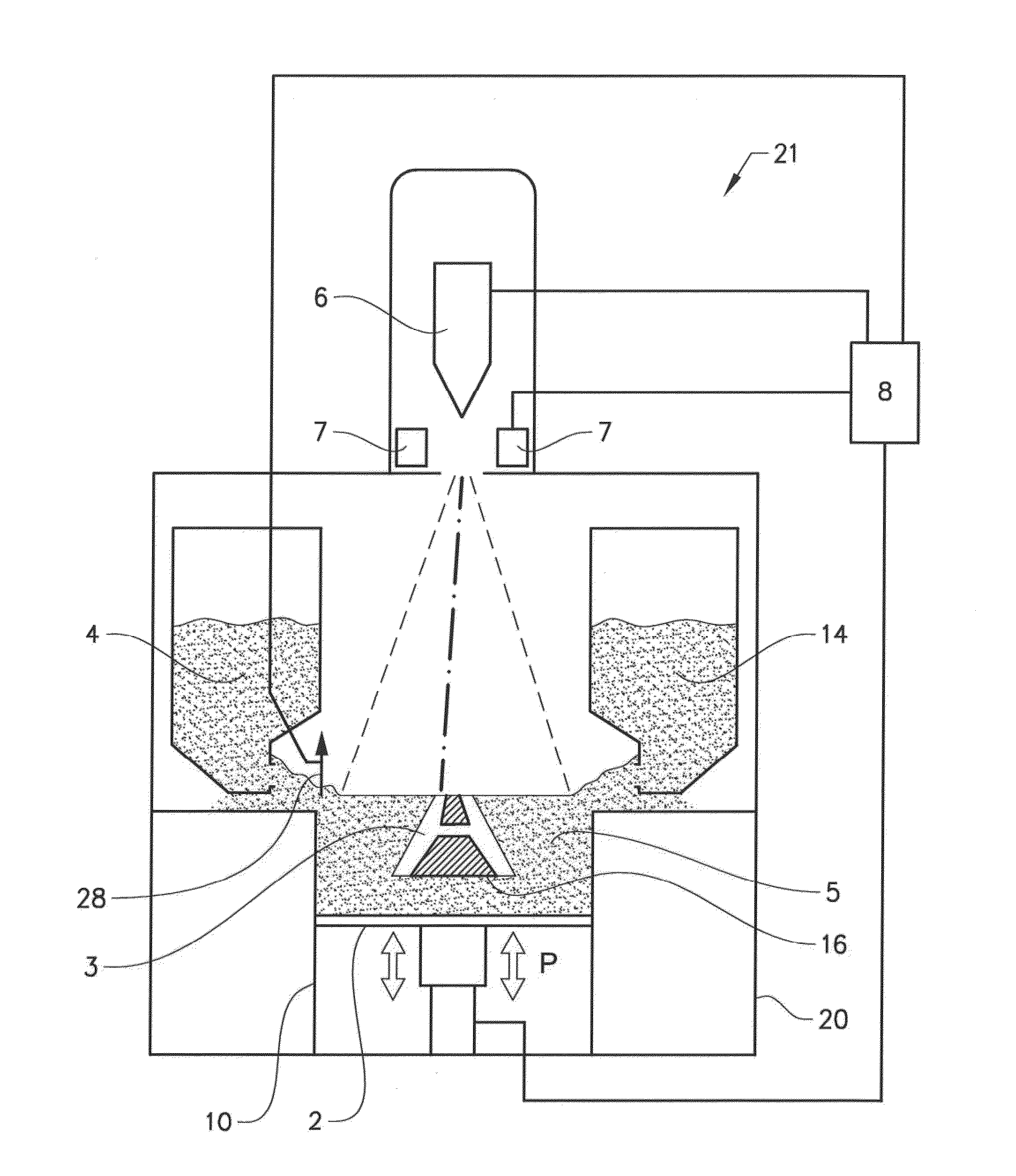 Additive manufacturing of three-dimensional articles