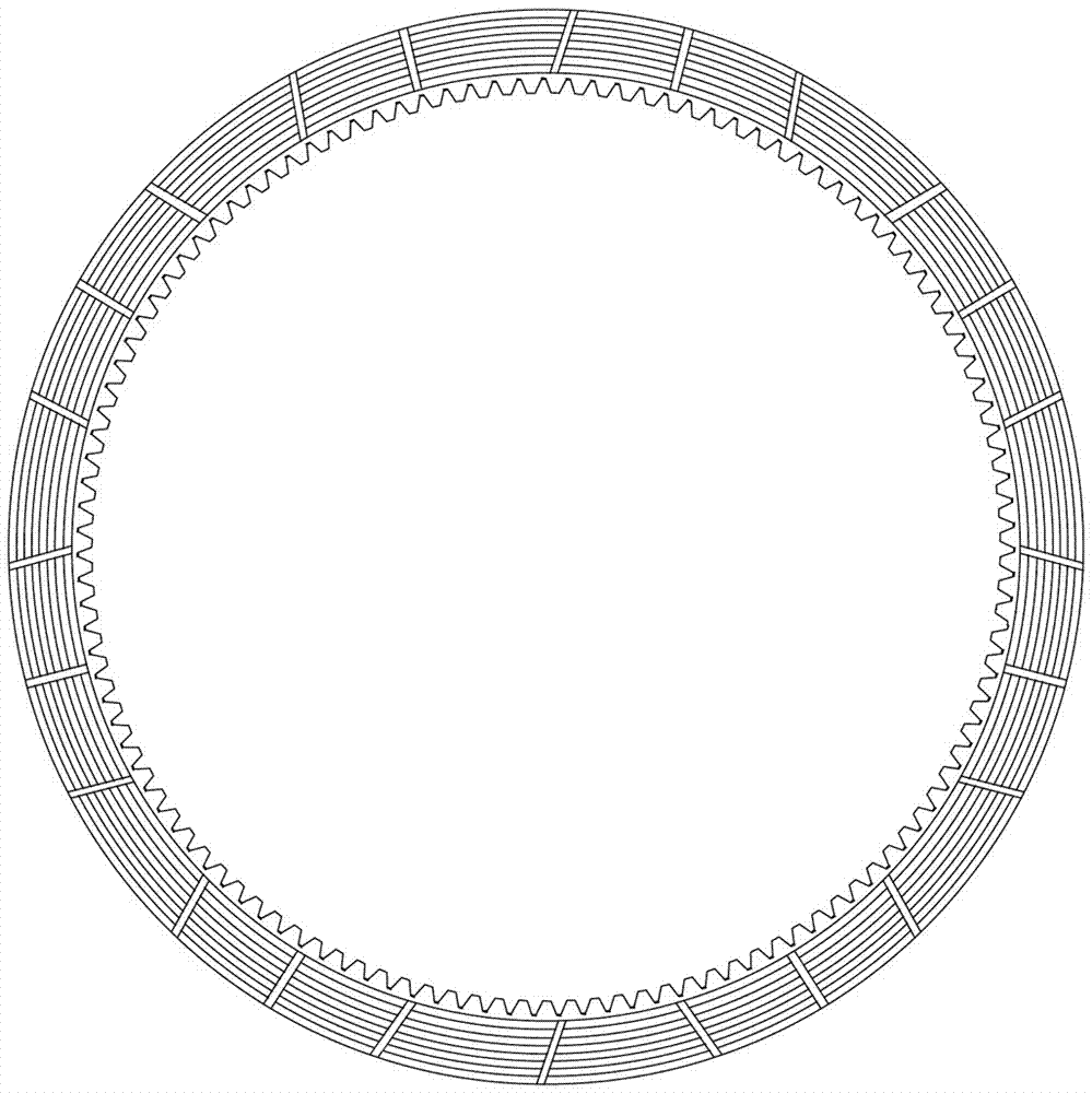 Manufacturing method for copper-based friction plate provided with core plate with overall hardness and high spline precision