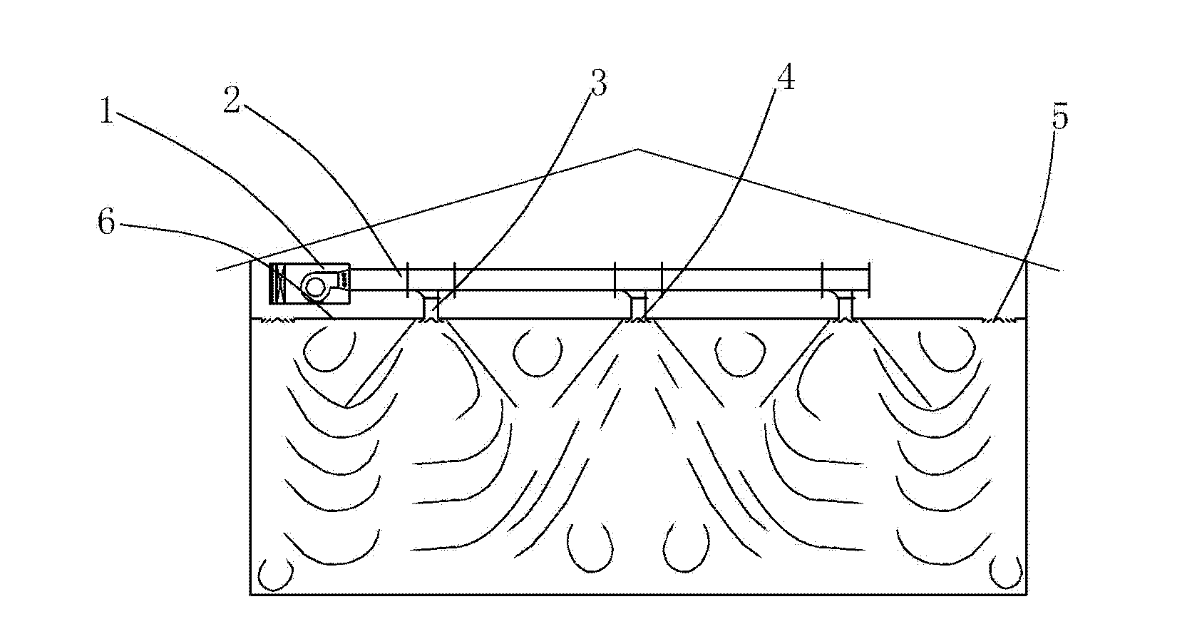 Air conditioner air supply and air return system for plant factory