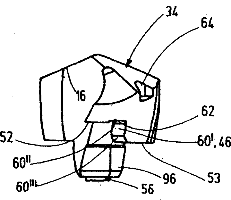 Drilling tool with drill bit