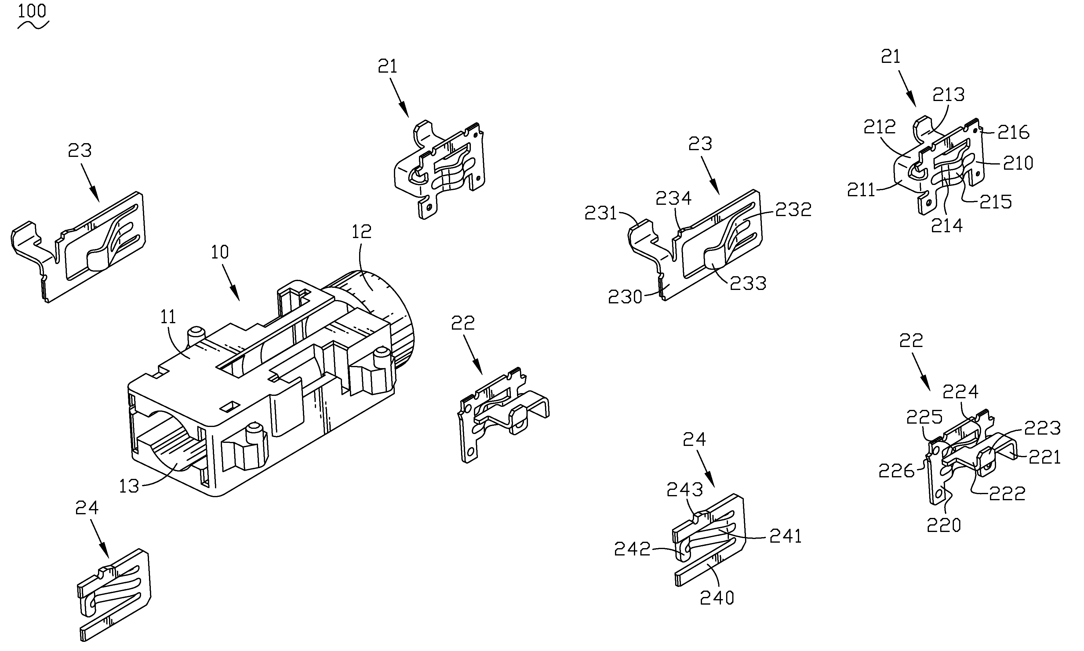 Audio jack connector