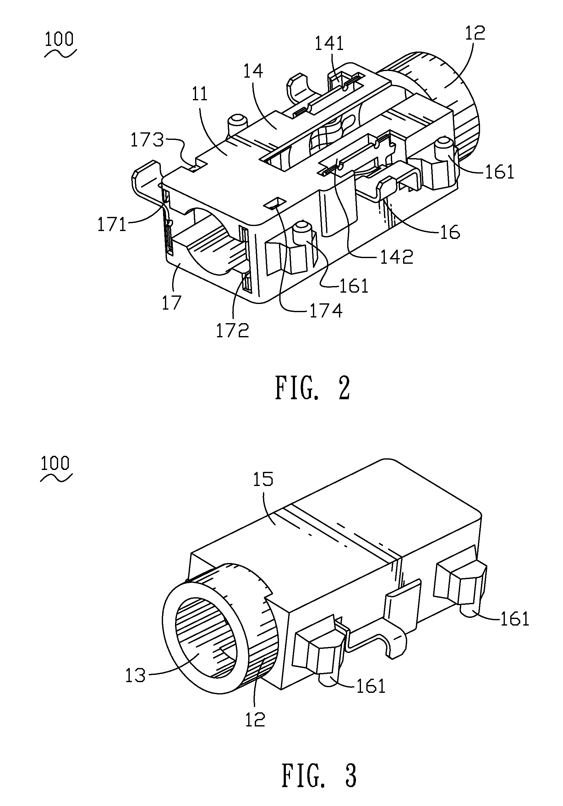 Audio jack connector