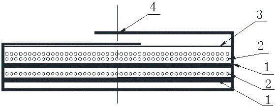 Fully coating ultrathin liquid absorption core and production method