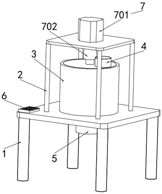 Automatic bin cleaning anti-blocking device for raw coal bin of thermal power plant