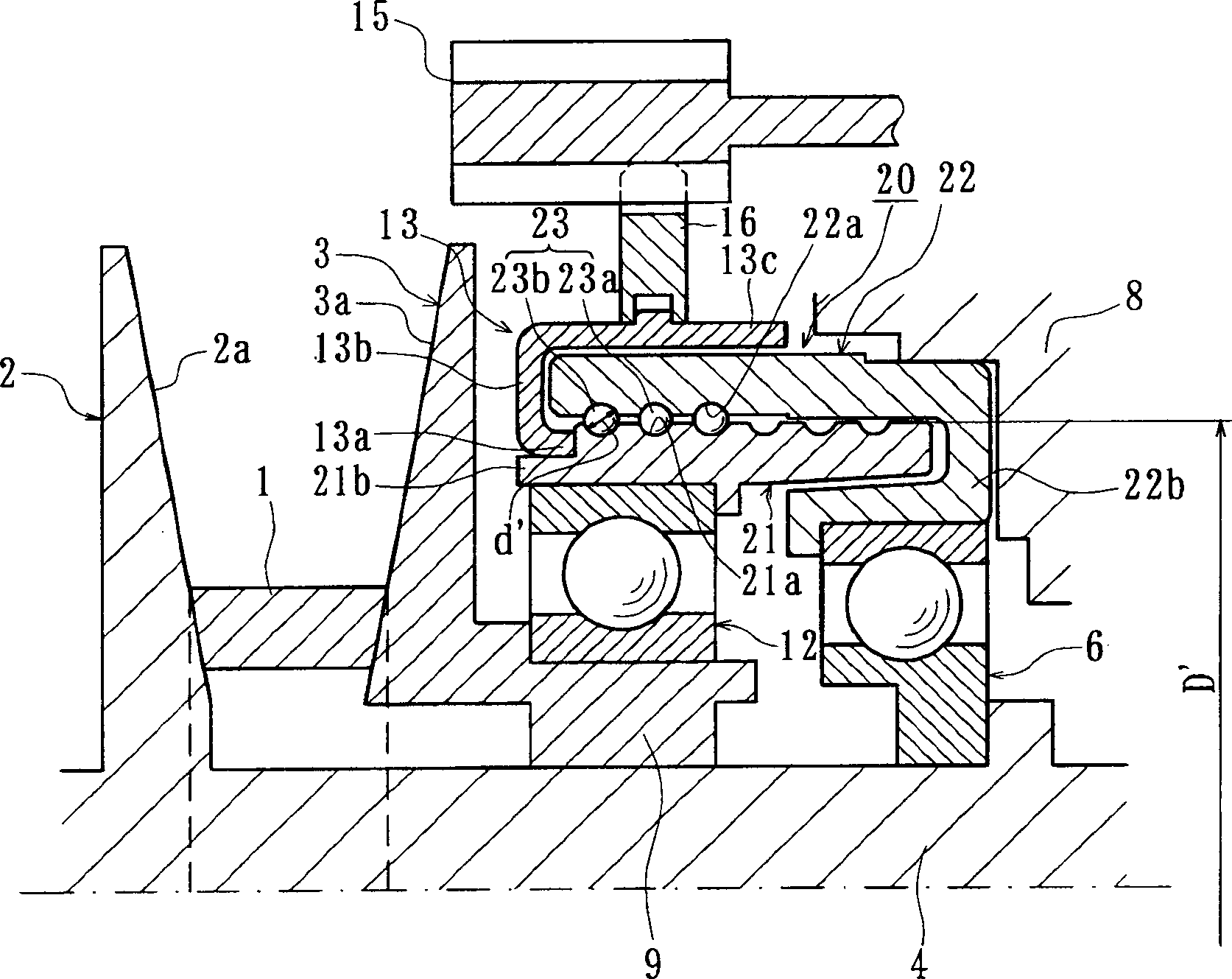 Ball screw and belt stepless variable speed devcie with same