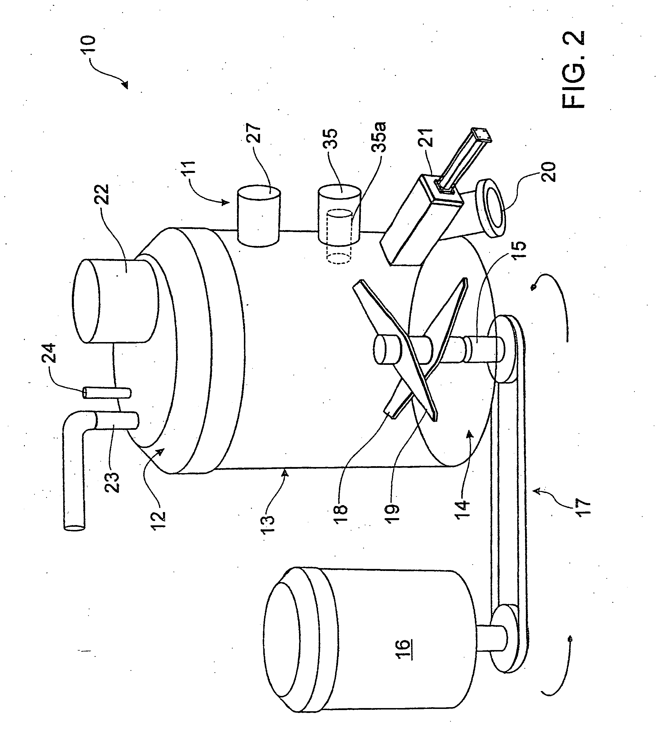 Dispensing unit for ice or snow-like particles