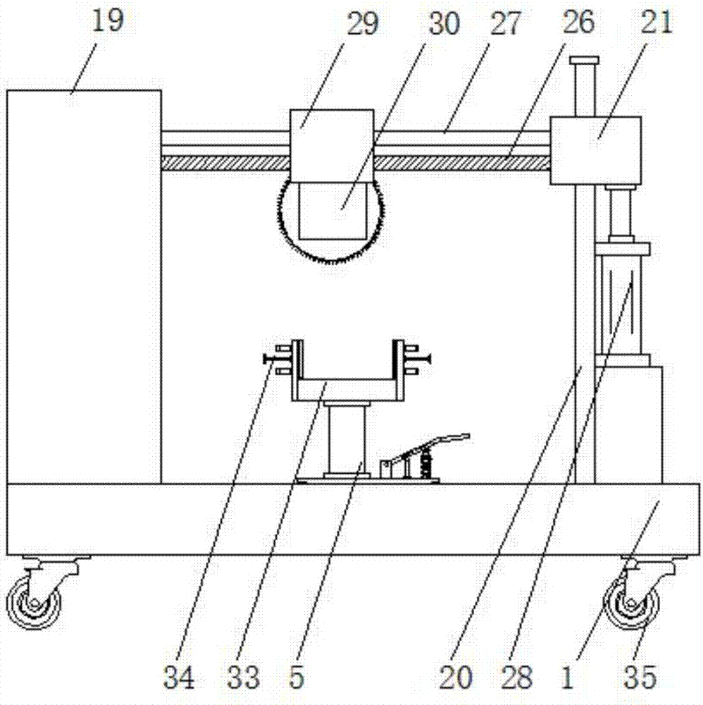 Wood cutting device