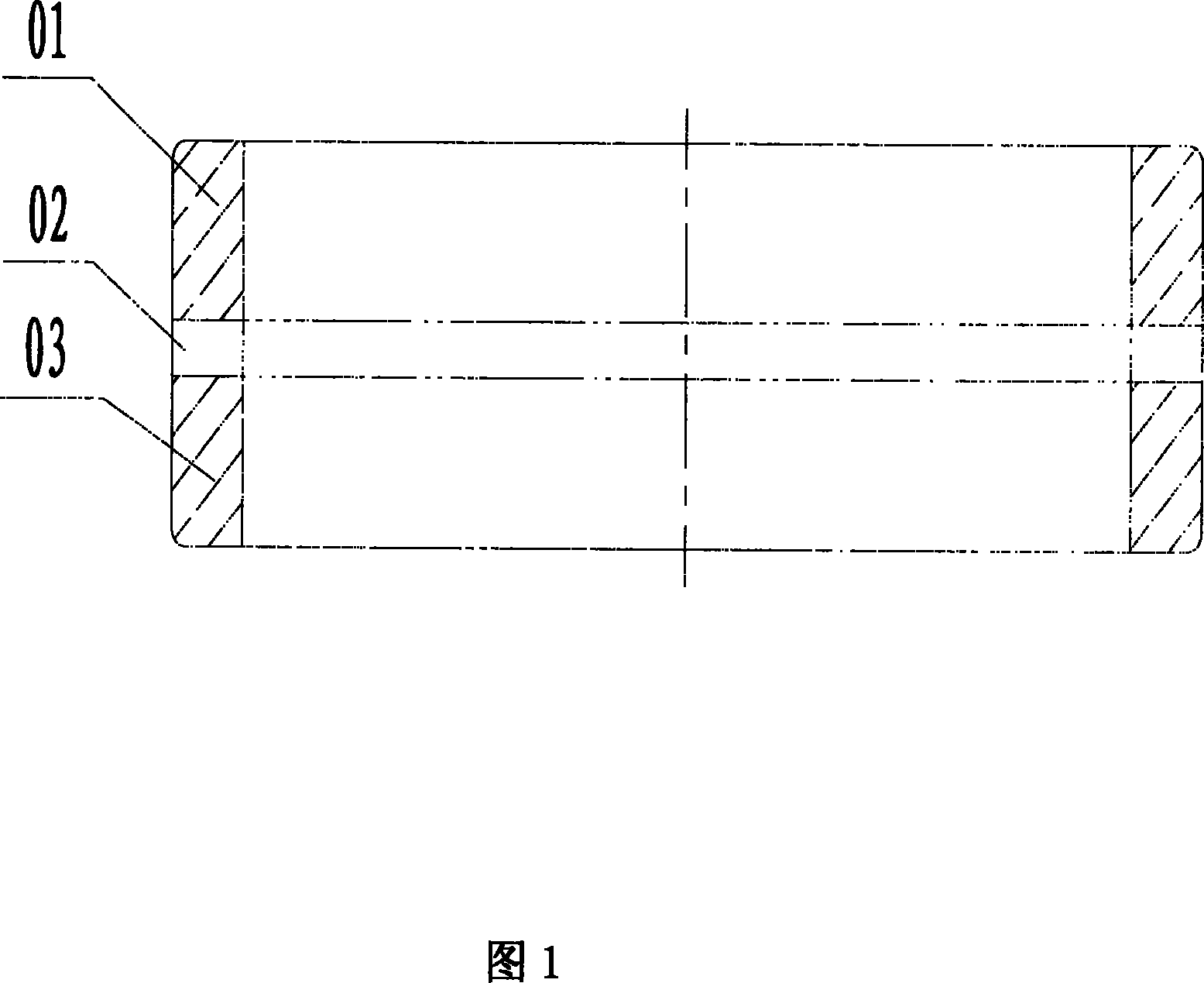 Two-in-one method for processing narrow series thin-wall bearing ferrule