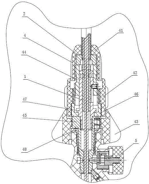 Detachable and bendable insulating abdominal forceps