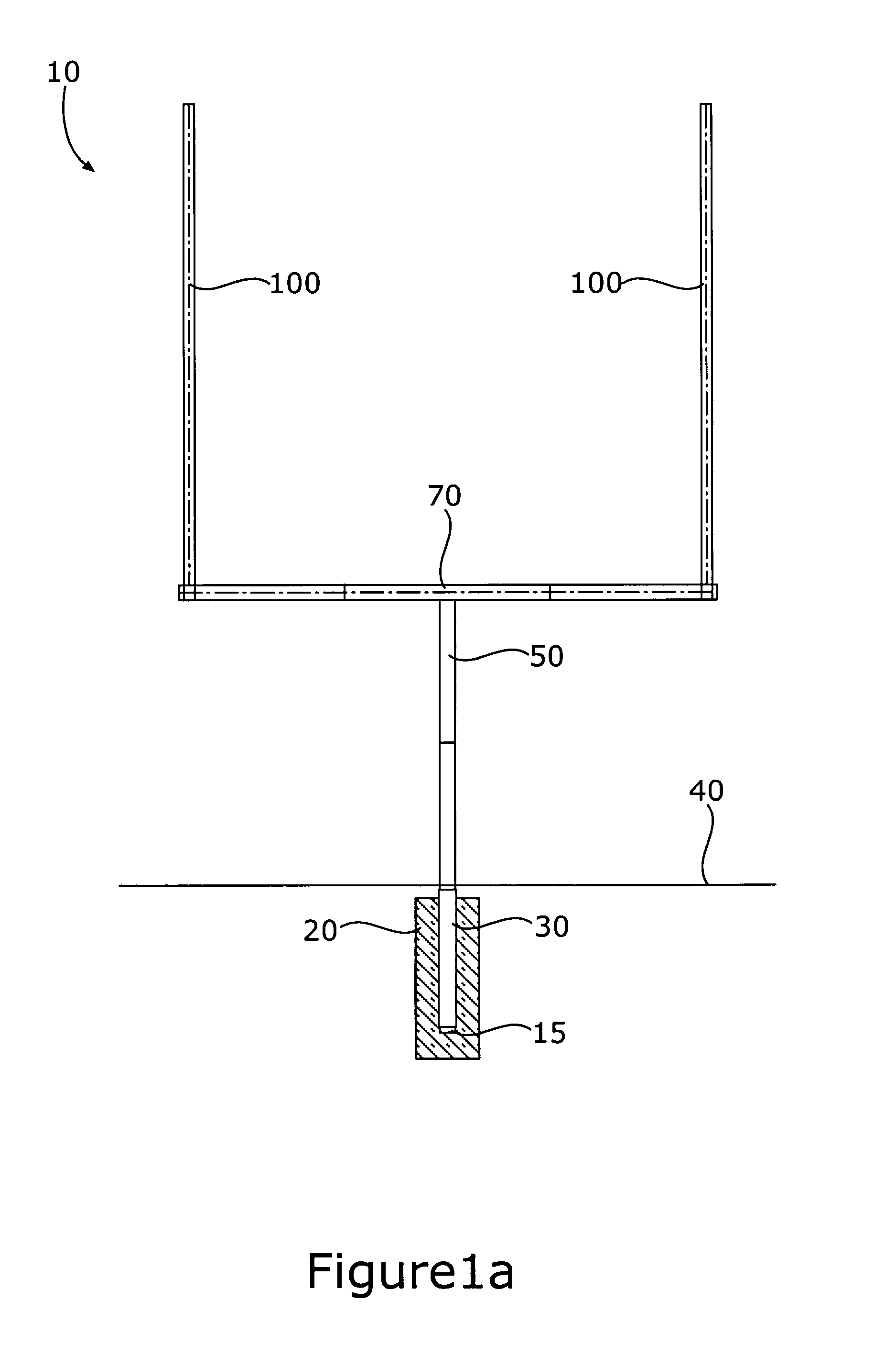 Adjustable football goalpost assembly