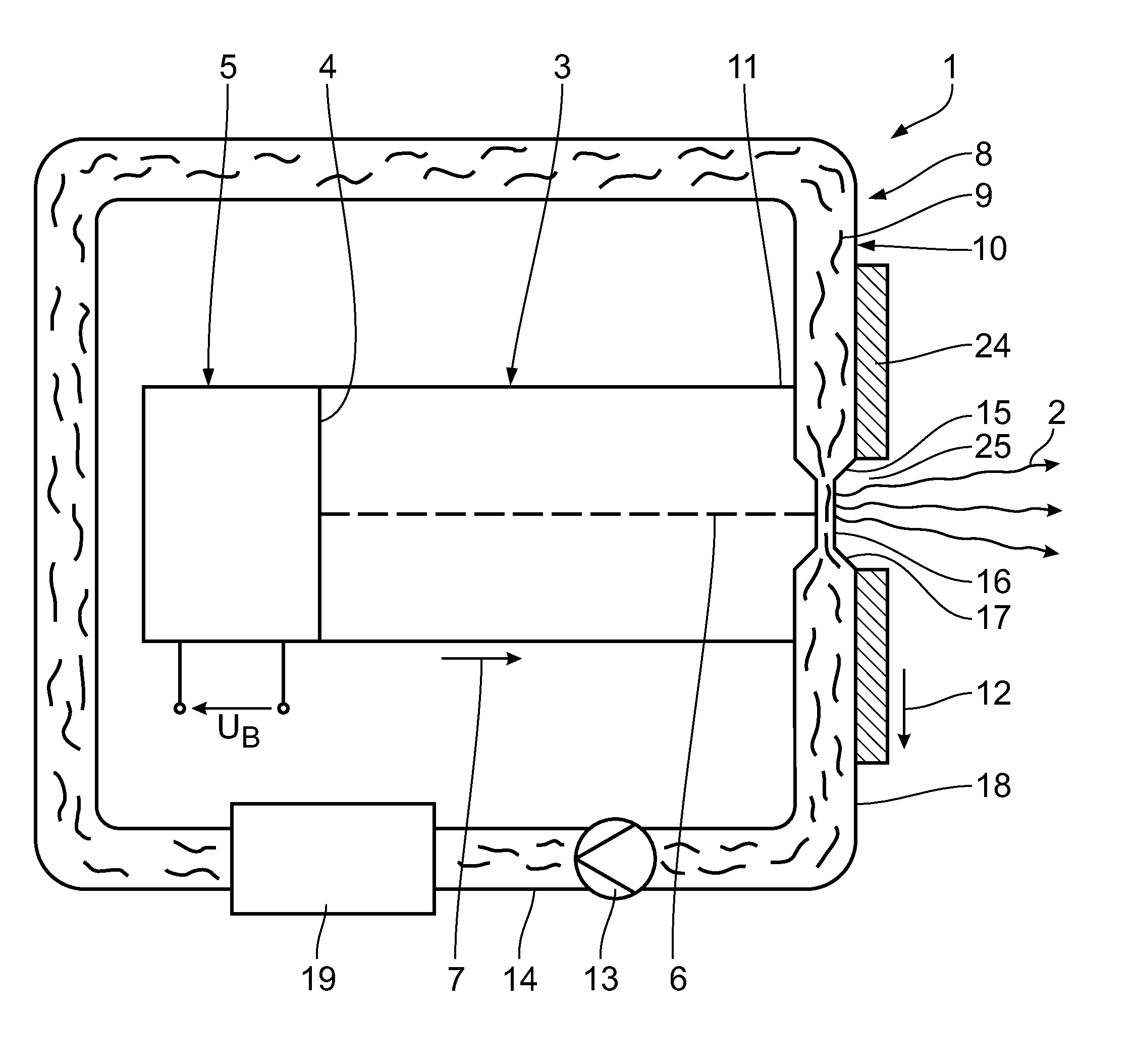 Radiation source and method for the generation of x-radiation