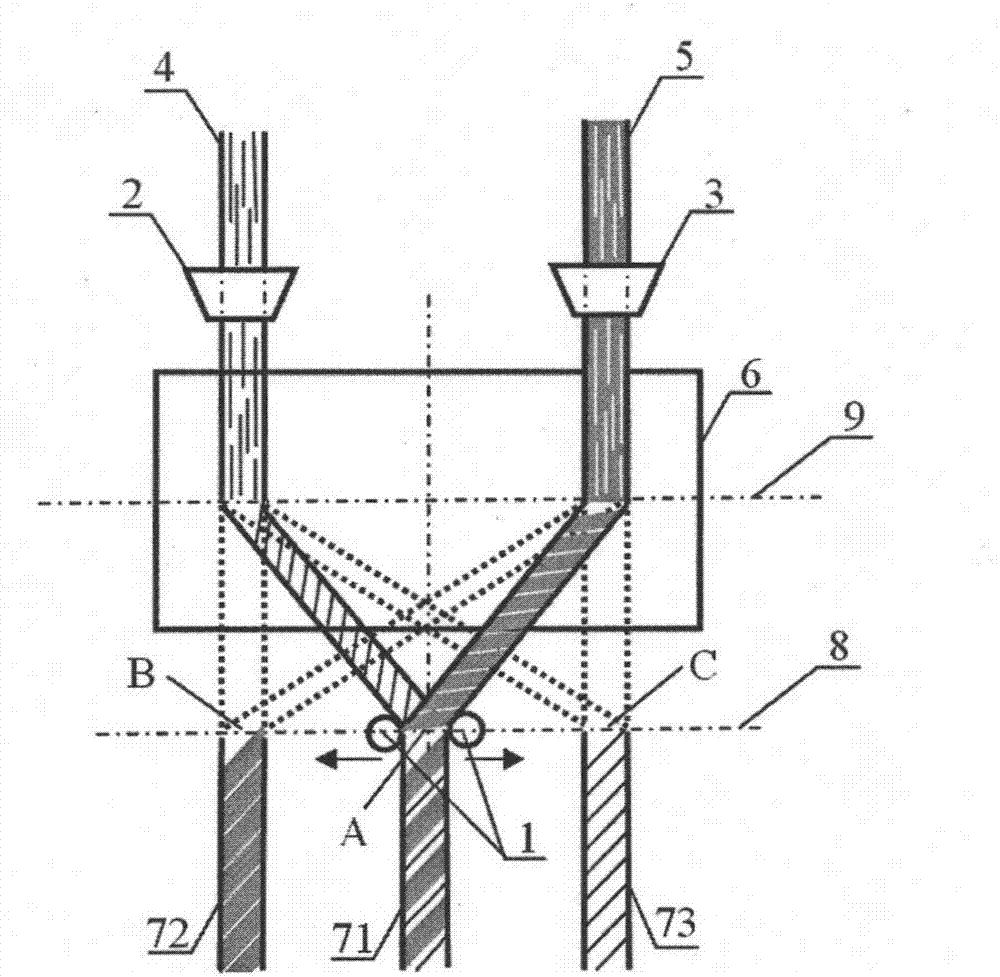 Gradual change function spinning mechanism with front movable coupling wrapping