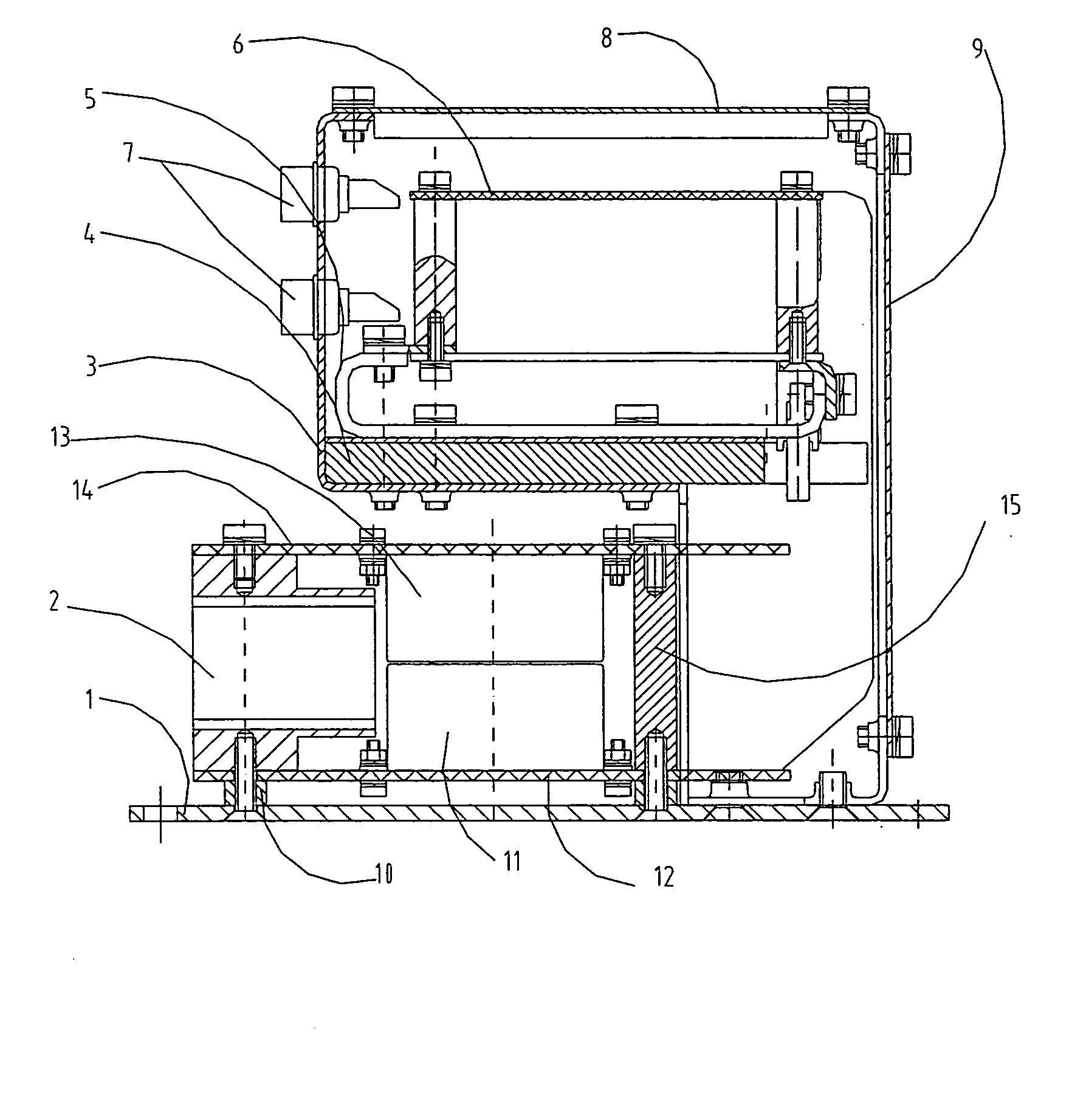 Solid state detector module structure and radiation imaging system