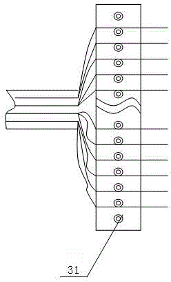 Multiple steel wire induction heating and water-cooling production line