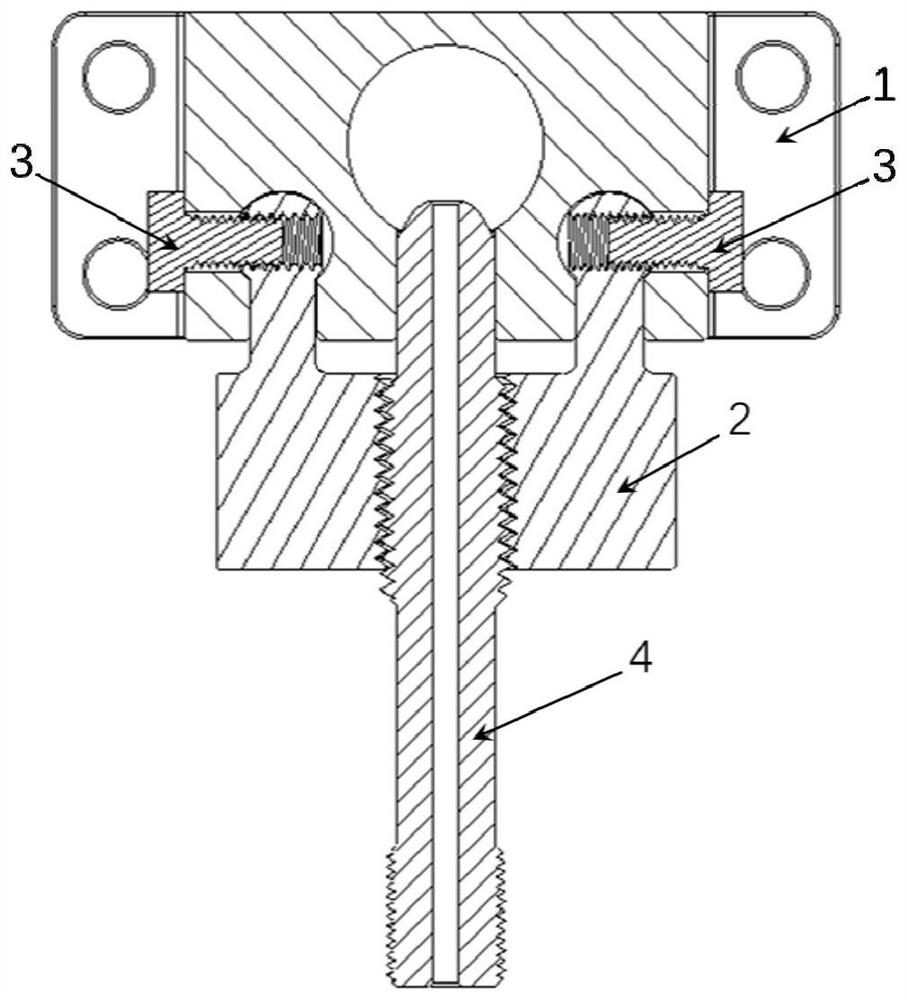 Oil inlet transverse cavity clamp for oil sprayer