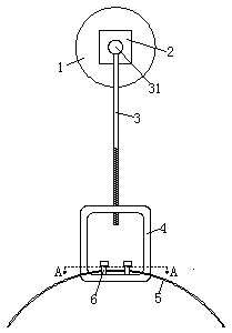 Impacted tooth traction apparatus