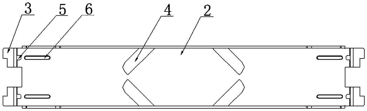 Hasp type radiator edge plate