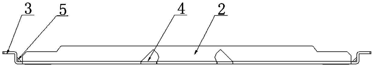 Hasp type radiator edge plate