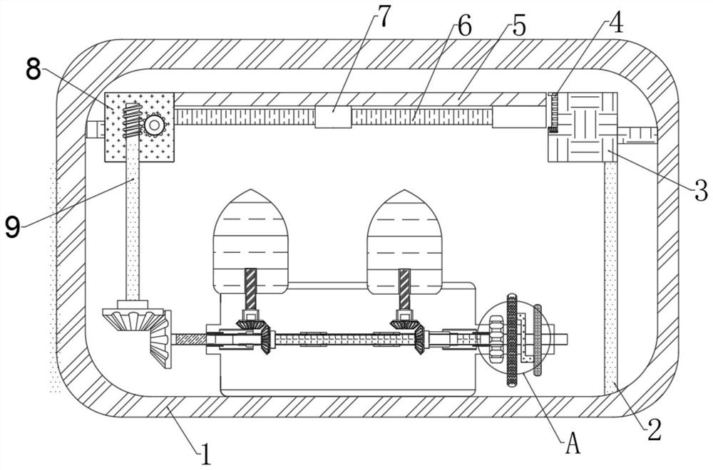 Device for automatically protecting billboard by utilizing natural wind power