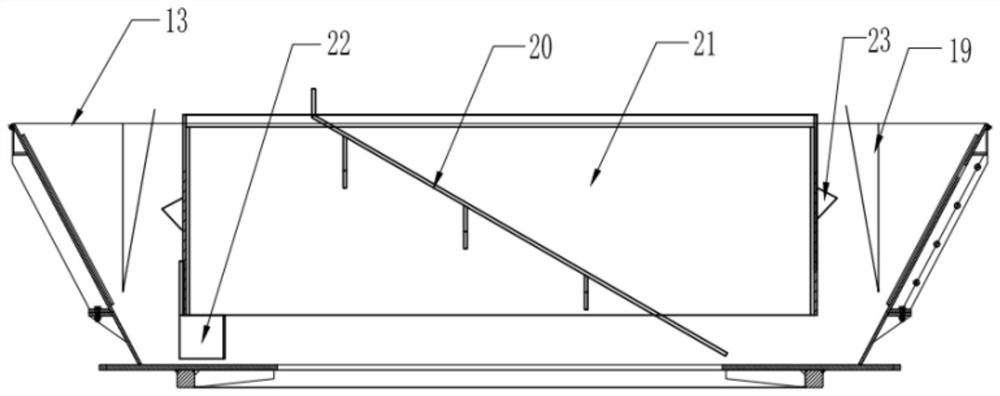 Organic solid waste epitaxial annular cavity gas guide fixed bed gasifier and gasification method