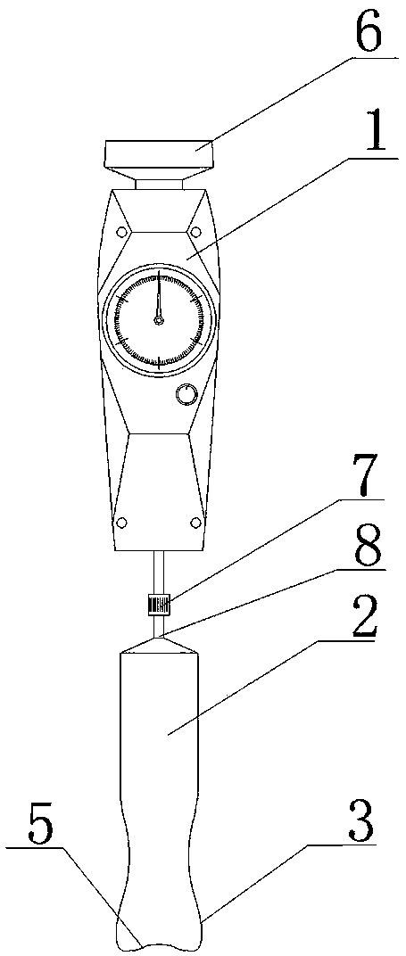 Stress inspection device for knee-joint ligaments