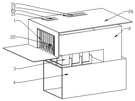 A sponge-type gully construction structure