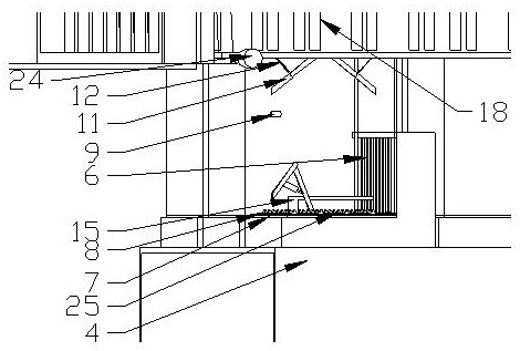 A sponge-type gully construction structure