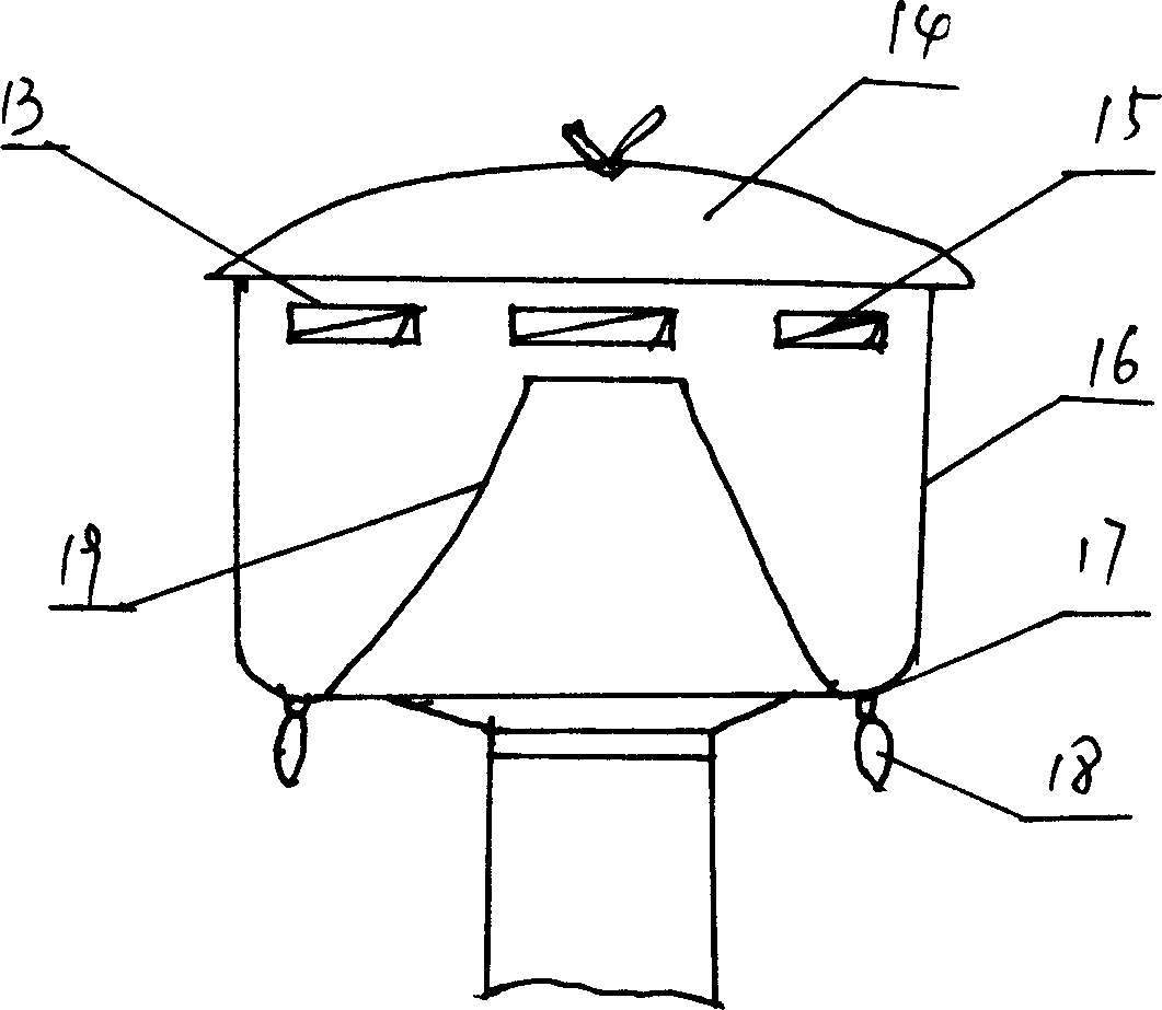 Air dust remover without filter core of internal-combustion engine