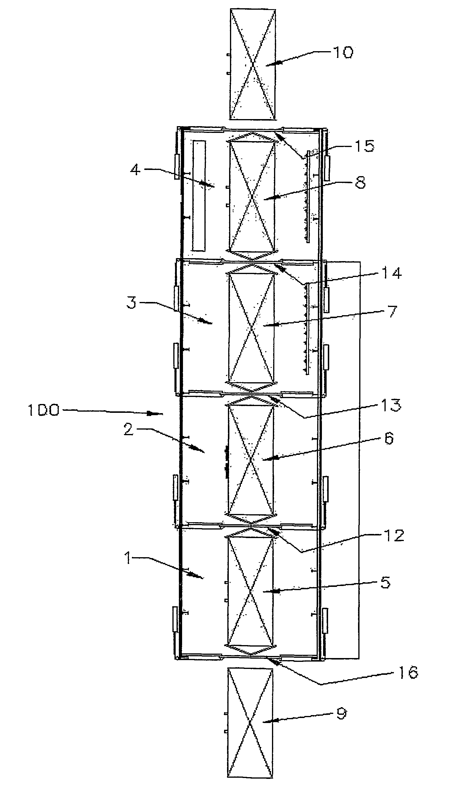 Timber drying kiln