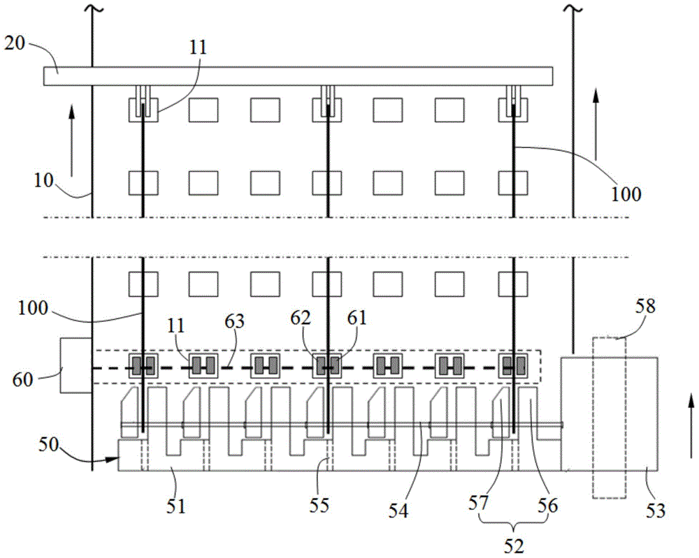 Photovoltaic cell piece series welding device and method