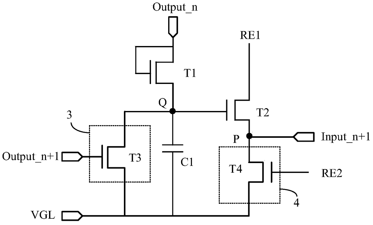 Gate driving circuit, touch display device and touch display driving method