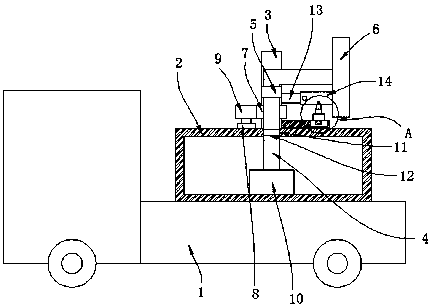 A water sprinkler for controlling environmental pollution