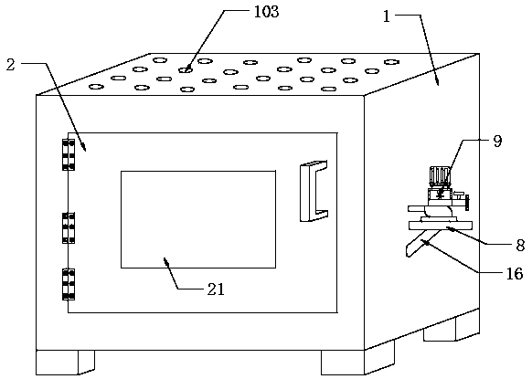 Rapid medical instrument baking device