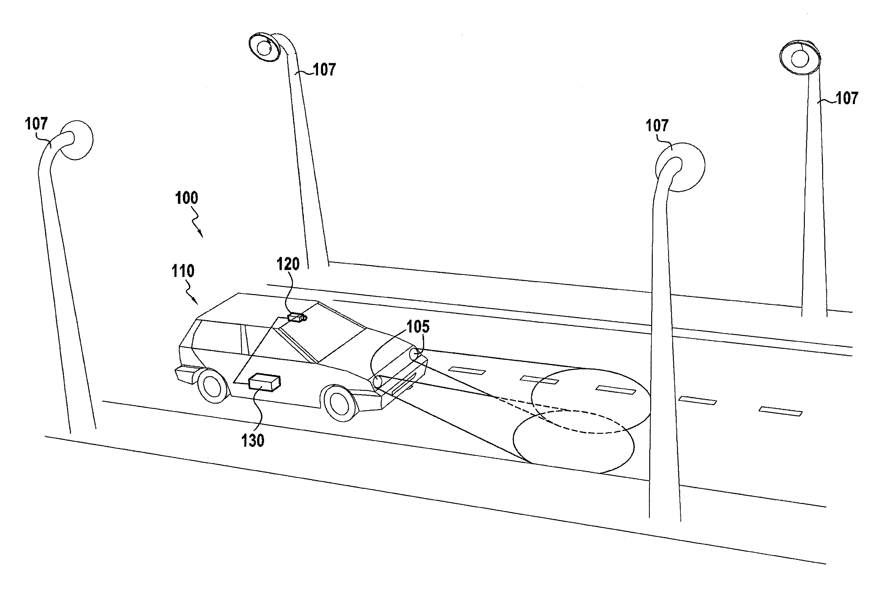 Method and device for detecting fog at night