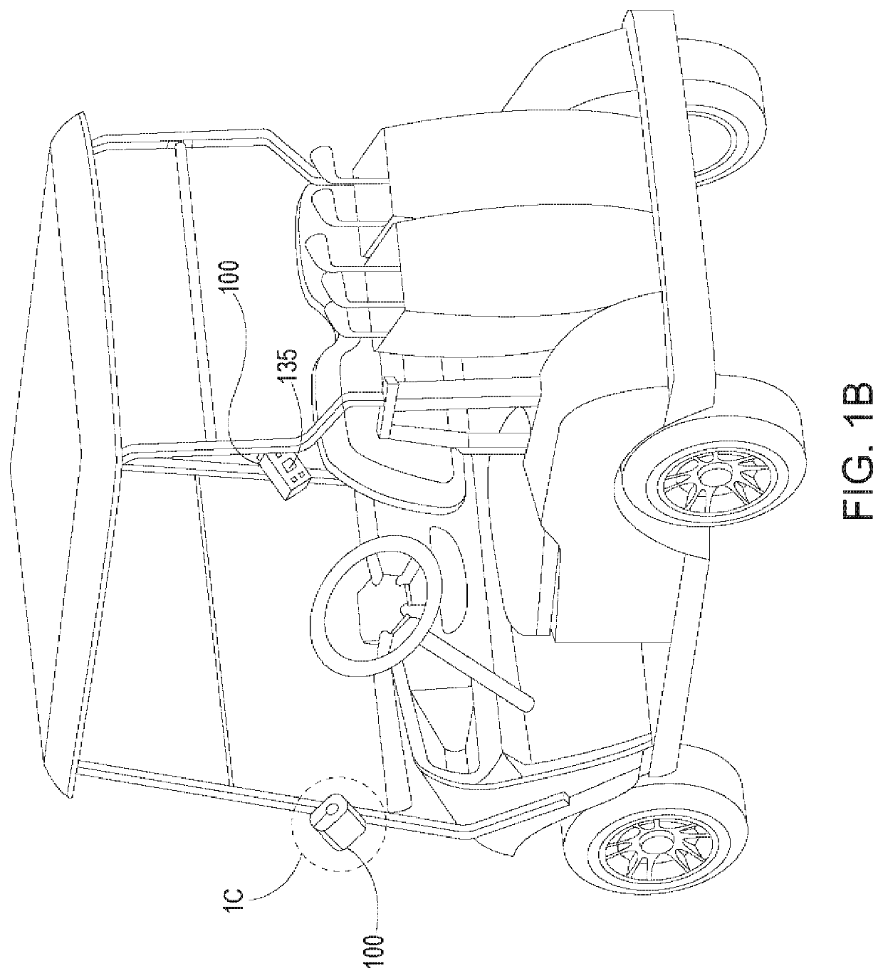 Integral magnet mount for golf ranging device