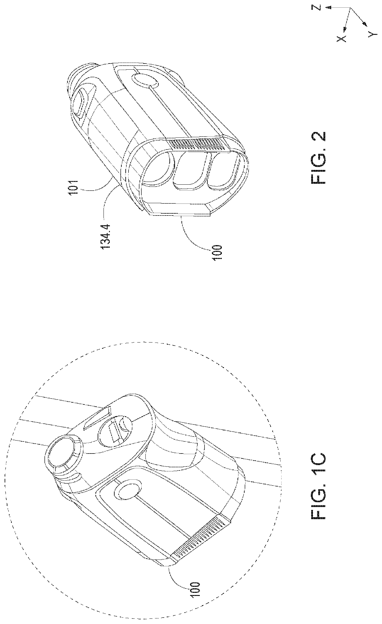 Integral magnet mount for golf ranging device