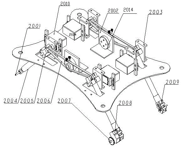 Obstacle-surmounting reconnaissance robot