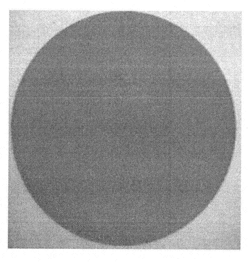 Granulation polishing film, preparing method thereof and application thereof