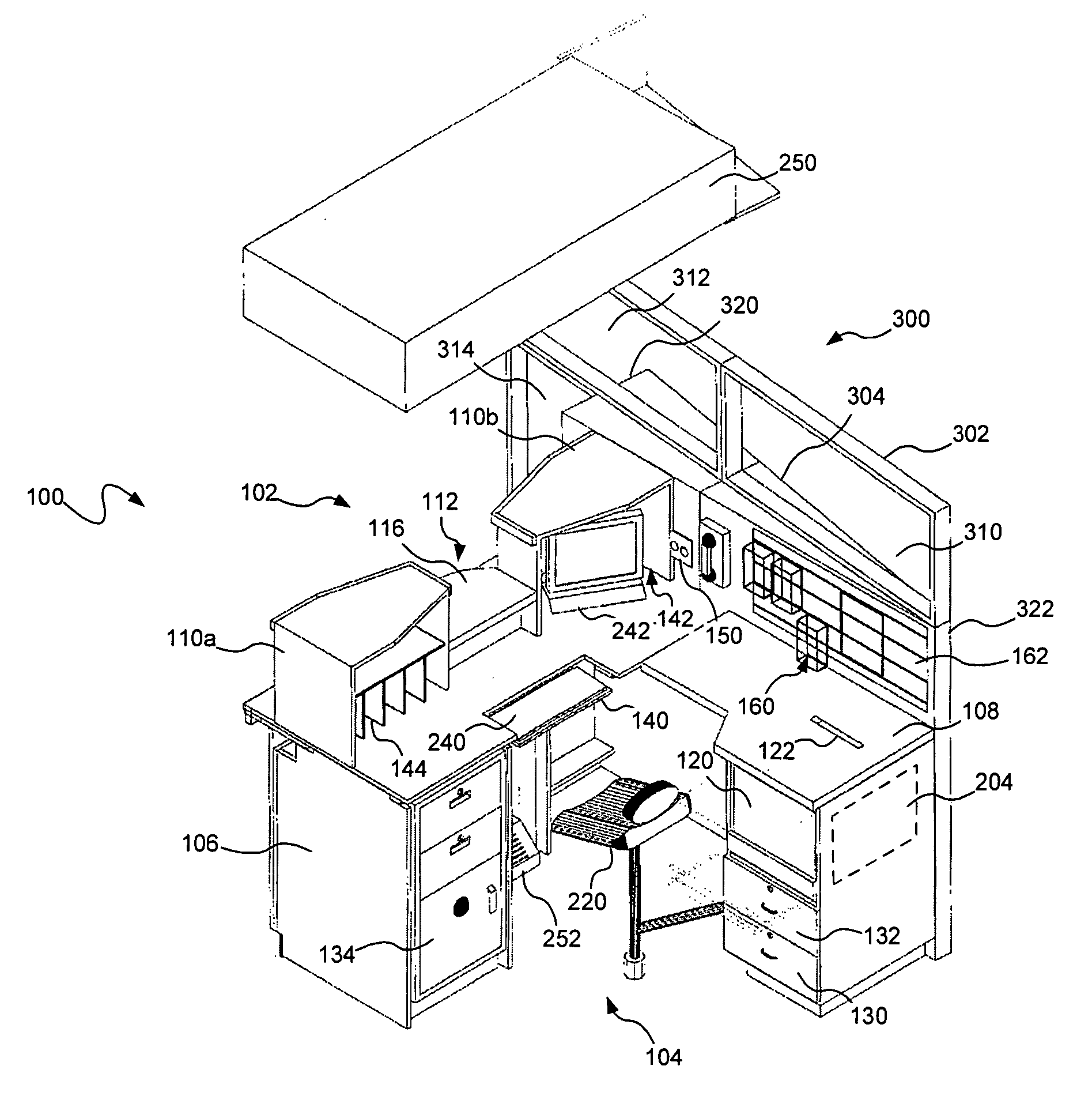 Customer interaction console and configurable console system