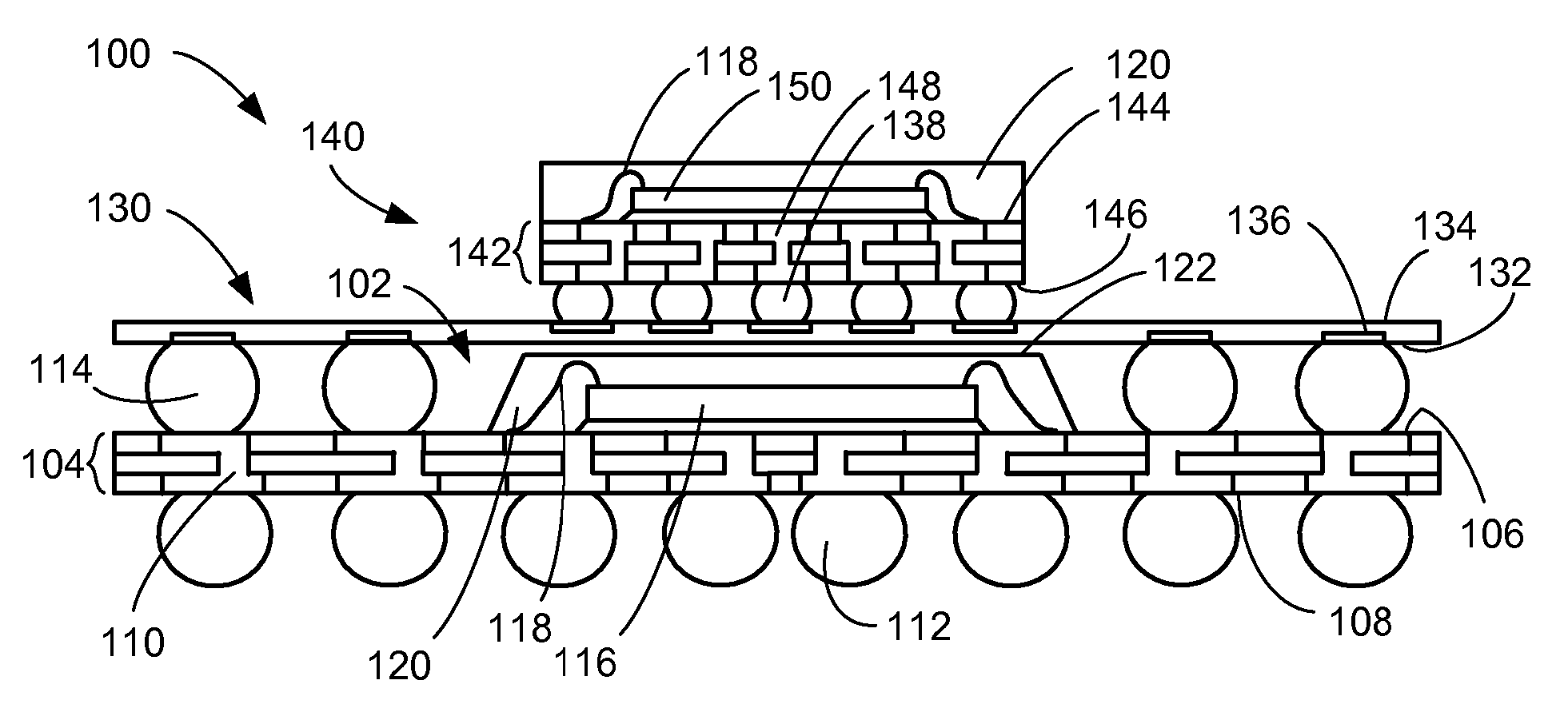 Integrated circuit package-on-package stacking system