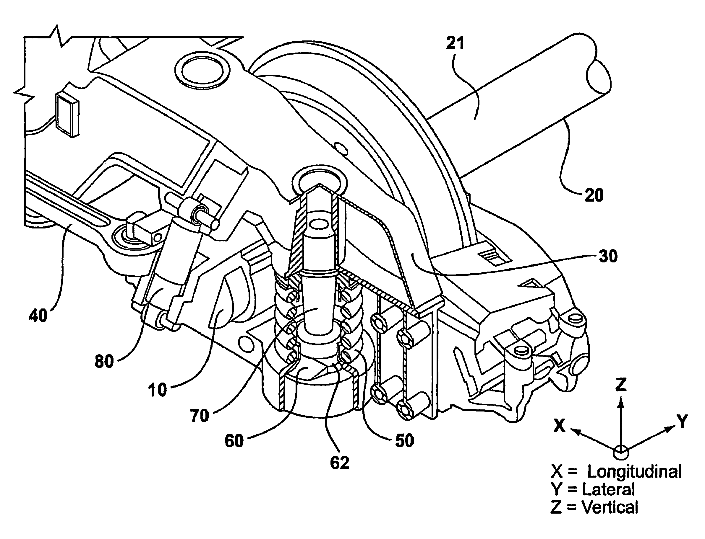 Wheel set guidance assembly