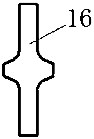 Processing method for crossed forged piece for supporting ITER magnet