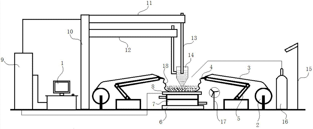 Metal component quick forming method