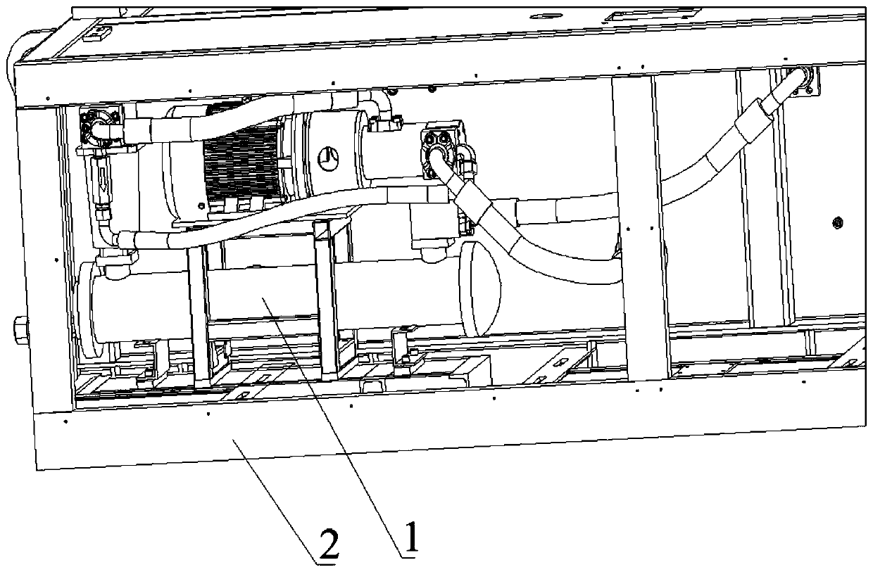 Independent cooling device of injection molding machine