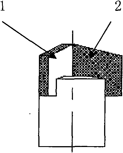 Ground source heat pump well drilling wear-resistance bit and manufacturing method thereof